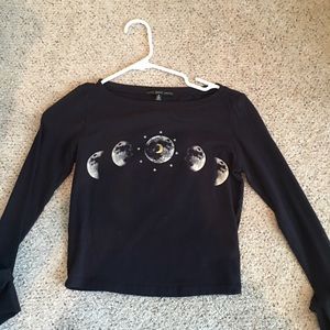 Truly madly deeply moon long sleeve