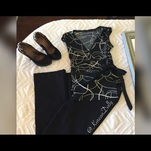 Cross over blouse