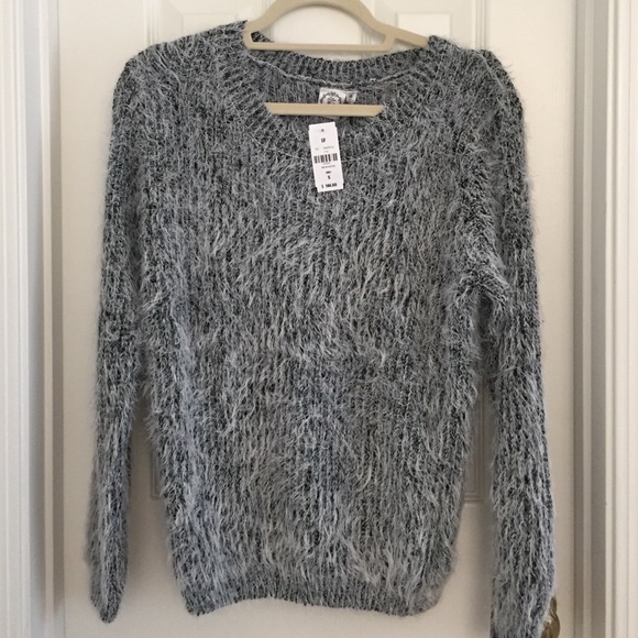 LF silver wishes sweater: brand new w/tags