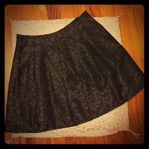 👋🏼donating Anthropologie Lux black brocade skirt