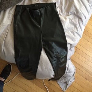 Zara Leather-lined pants