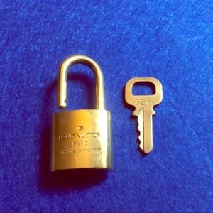 Authentic Louis Vuitton Lock and Key #327