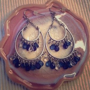 American eagle navy earrings ❤️