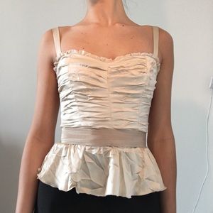 Dolce & Gabbana Zip-Up Crinkle Corset