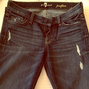 7 for all mankind jeans size 24