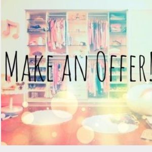 Taking all reasonable offers!!!