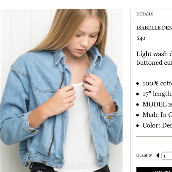 BWNOT Isabelle denim jacket