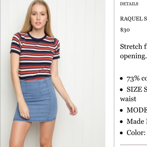Brand new Raquel skirt