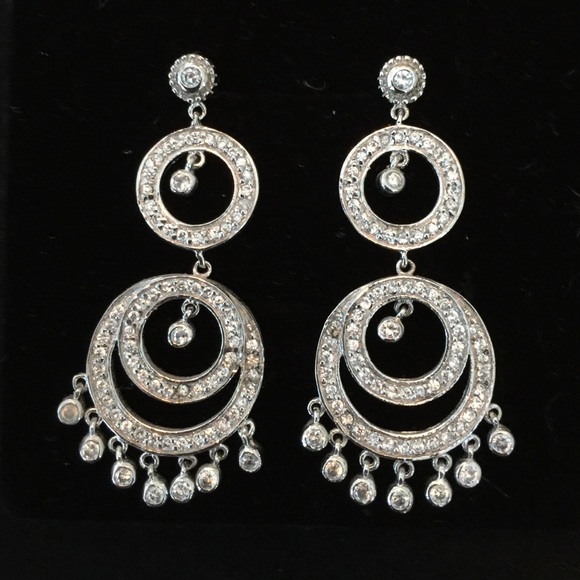 925 Sterling Silver CZ earring