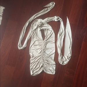 VSC Ruched multi-way halter top