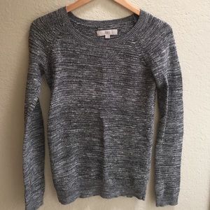 Loft marled crewneck sweater
