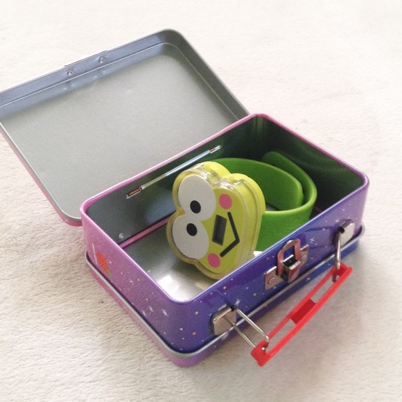 Cute Childrens Kerropi Frog Watch & Container