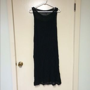 Eileen Fisher medium 2 layer crocheted dress
