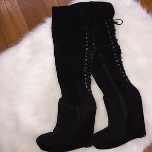 Sexy thigh high Bakers heel boots