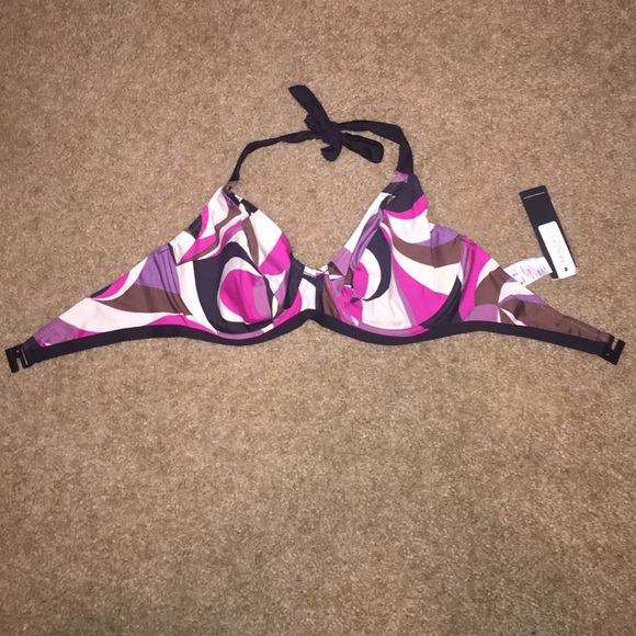 ❌SOLD❌NWT Fantasie Athens Halter Bikini Top - Picture 3 of 4