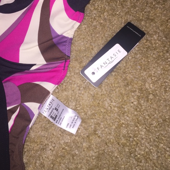 ❌SOLD❌NWT Fantasie Athens Halter Bikini Top - Picture 4 of 4