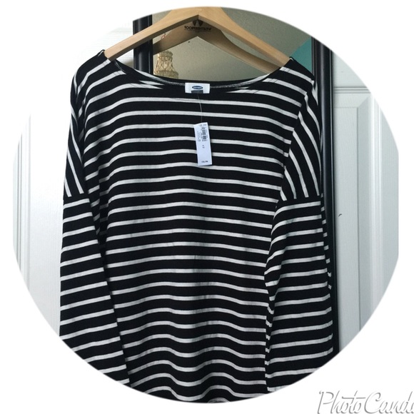 New striped long sleeved top