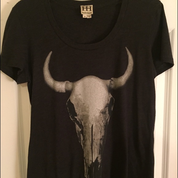 Haute Hippie Longhorn Logo Tee