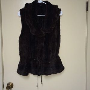 Real Rabbit Fur Vest
