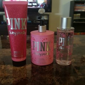 PINK fragrance set.