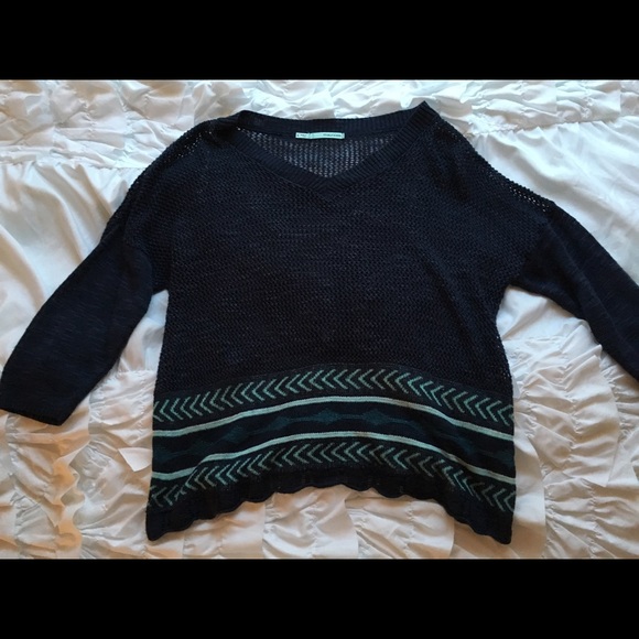 Small blue patterned shirt