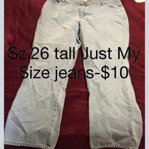 Just my size 26 tall jeans