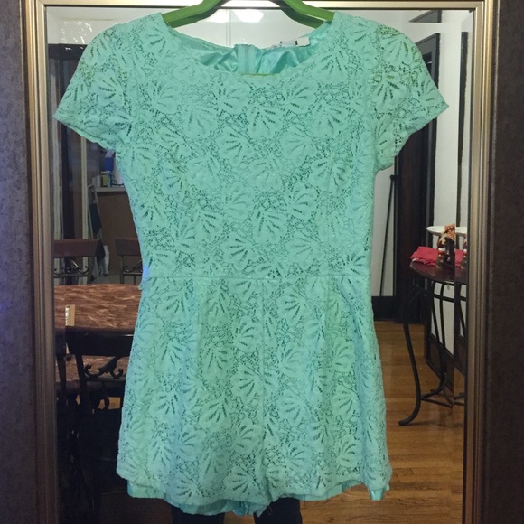 Lace Floral Romper
