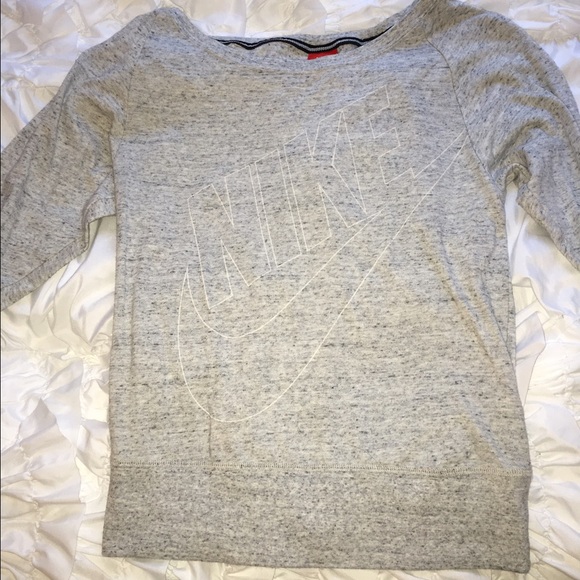 Grey Nike sweatshirt