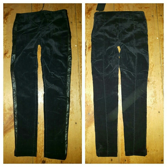 💣SOLD💥🌈 Genetic Lennox Tuxedo Velvet LEGGINGS - Picture 3 of 4