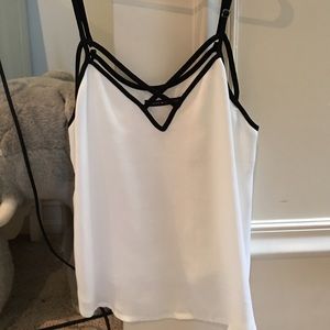 Brandy Melville criss cross shirt