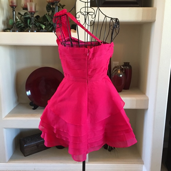 🎉Host Pick🎉Bebe pink multi layer dress - Picture 4 of 4