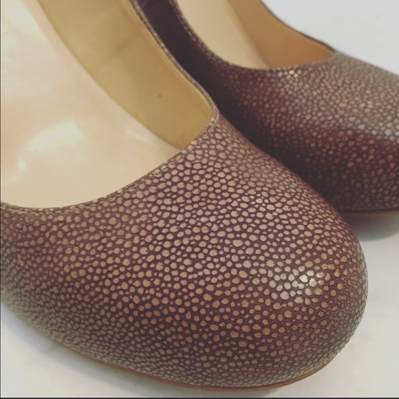 NWOT Talbots brown leather heels size 6 - Picture 4 of 4