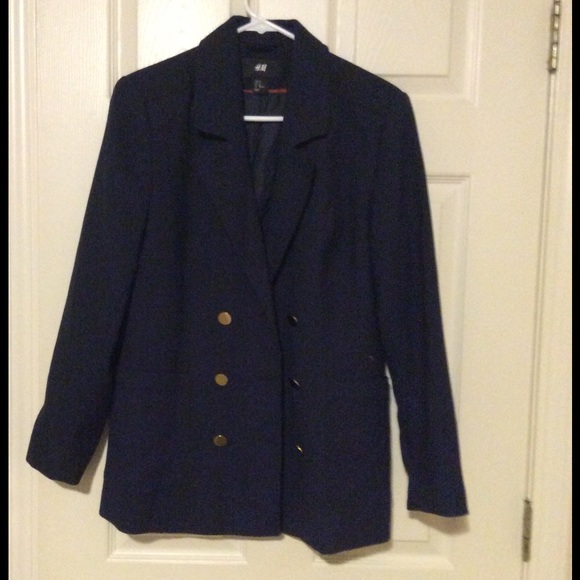 H&M Navy Blazer Style Jacket