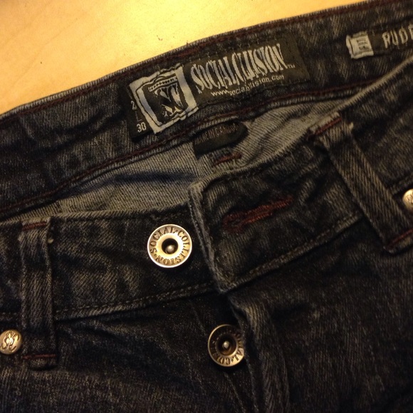 Social Collision Jeans (black/grey), 26/30