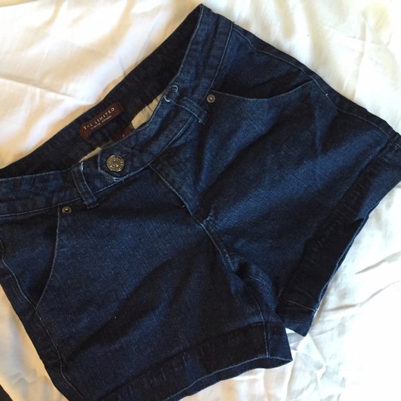 The Limited blue jean shorts