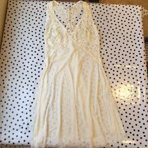 White Lace Chemise Size XL