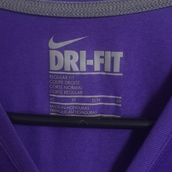 Cute purple Nike dry fit tee - Picture 2 of 3