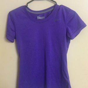 Cute purple Nike dry fit tee