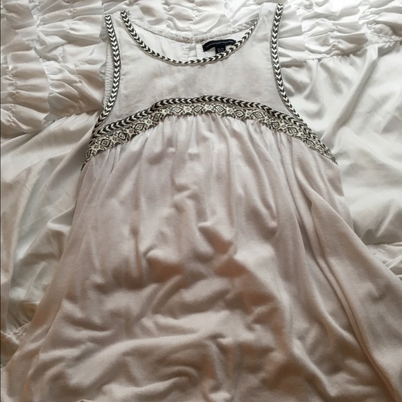 White cotton tank top