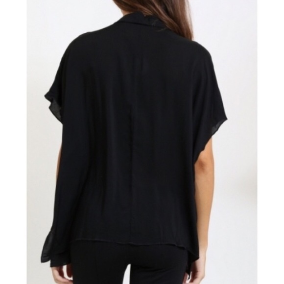 Black Button Down Tunic (LAST SMALL!) - Picture 3 of 4