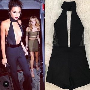 Black romper like Kendall Jenner