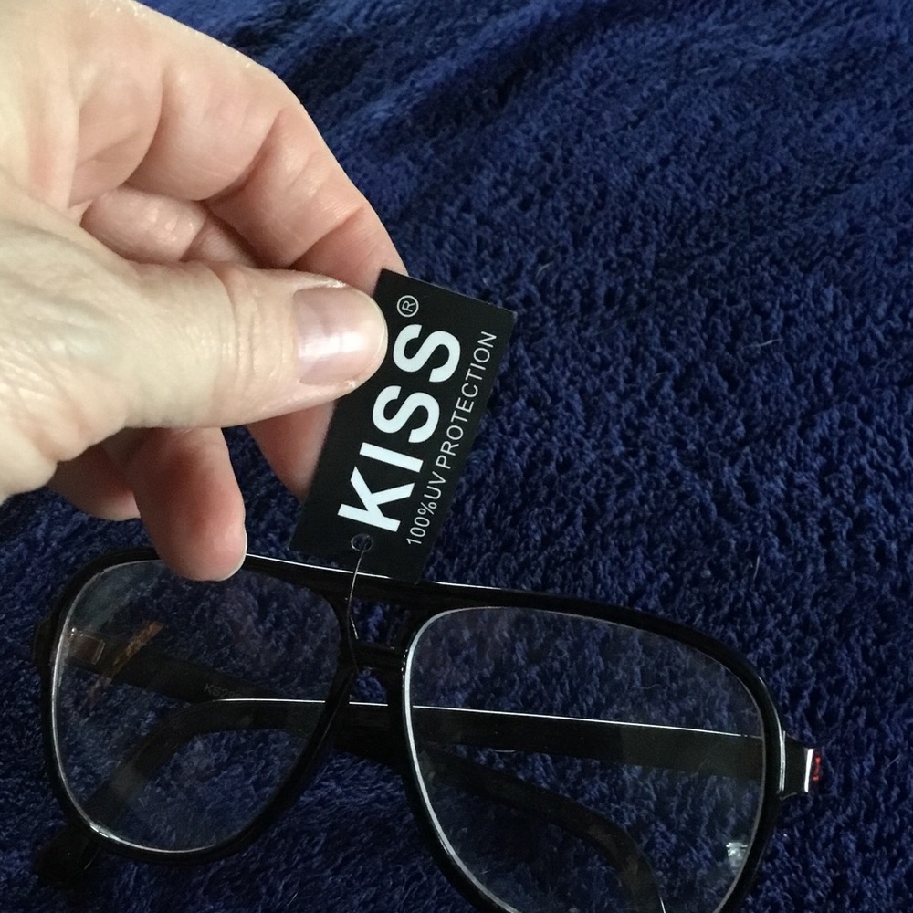 New Glasses Dark Burgundy Color 100% UV - Picture 3 of 3