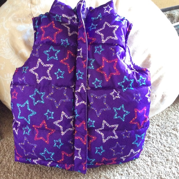 Girls Reversible Puffy Vest 12-24 Months