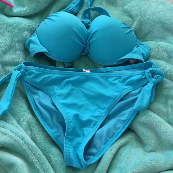 Baby blue bikini