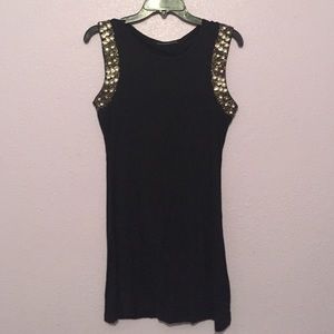 Fitted Black Sequin Dress