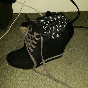 Wedge Sneaker Booties