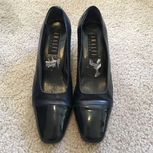 Amalfi Leather Low Heels