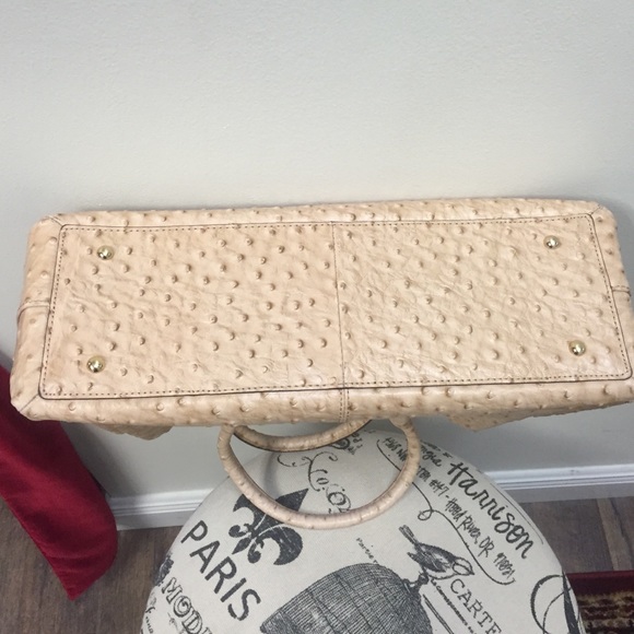 Calvin Klein faux ostrich tote satchel⬇️ - Picture 4 of 4