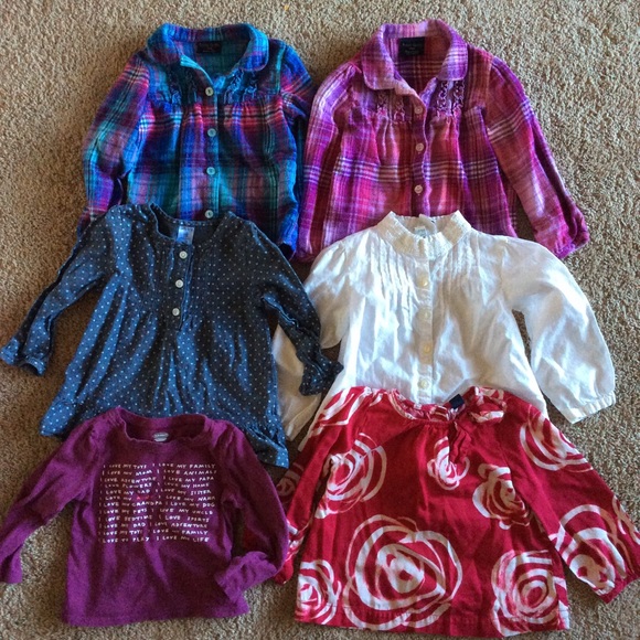 Lot of Girls Sizes 18-24 Month Shirts