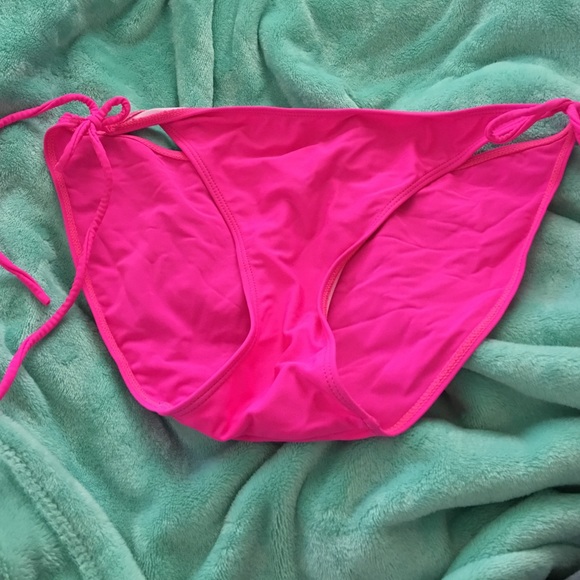 Hot pink bikini bottoms